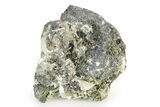 Gemmy Anglesite and Cerussite Crystals on Galena #251511-1